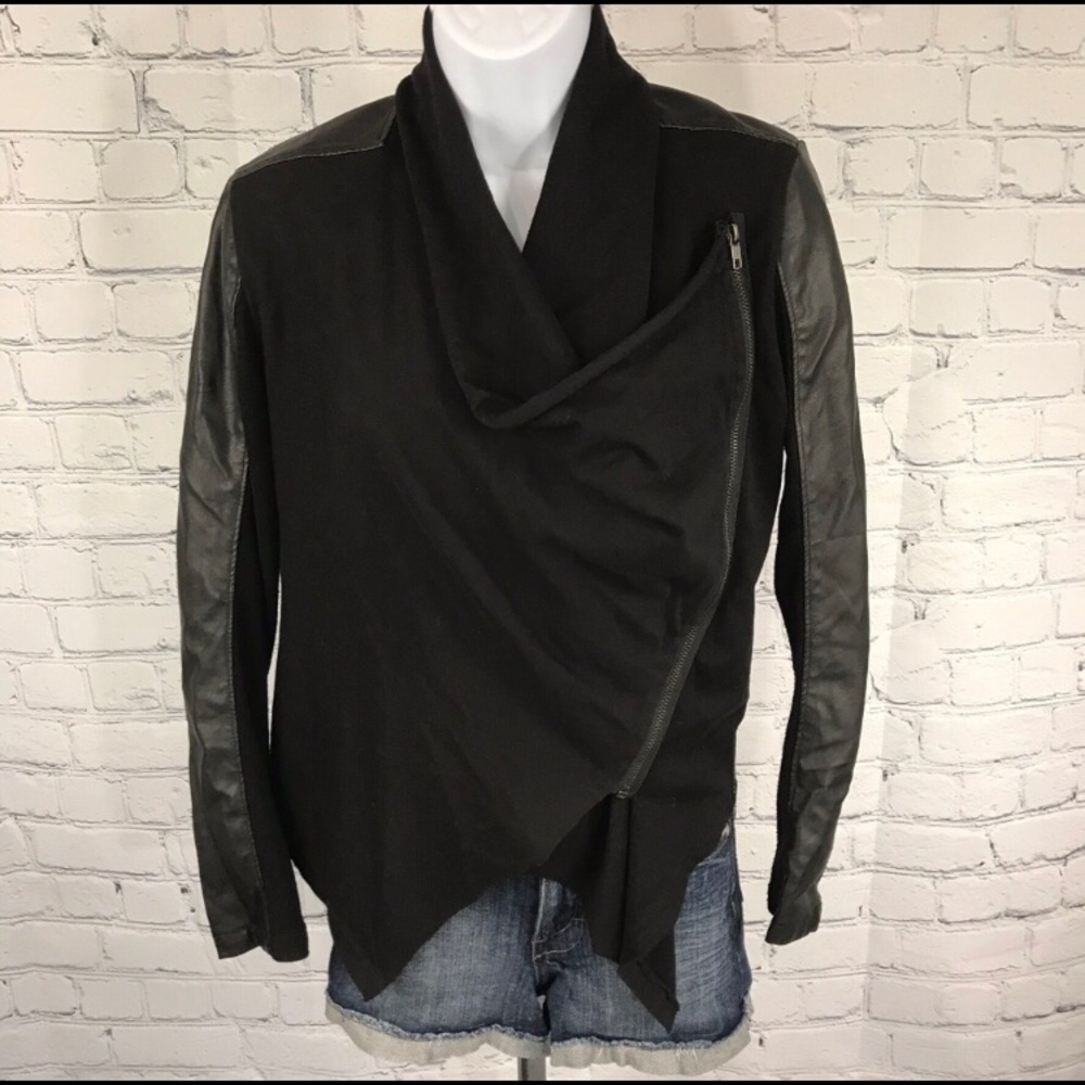 Anthropologie Blank NYC drape front jacket
